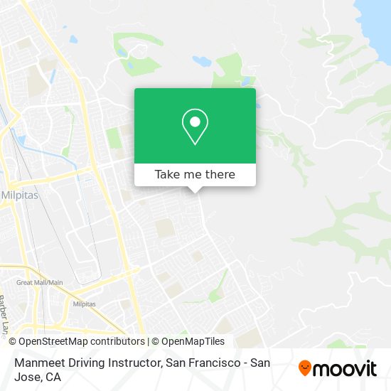 Manmeet Driving Instructor map