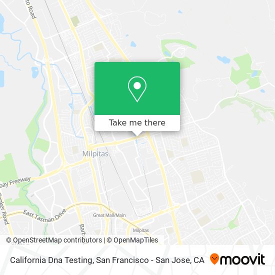 Mapa de California Dna Testing