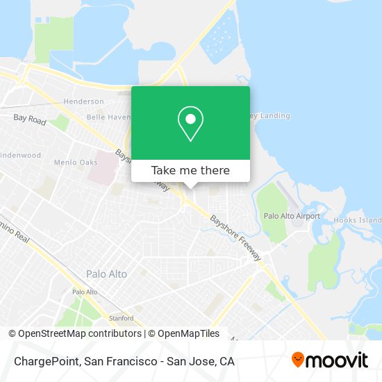 Mapa de ChargePoint