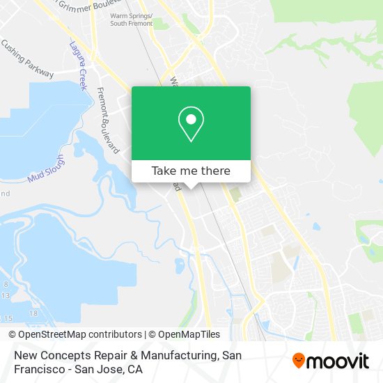 New Concepts Repair & Manufacturing map