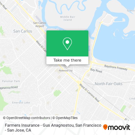 Mapa de Farmers Insurance - Gus Anagnostou