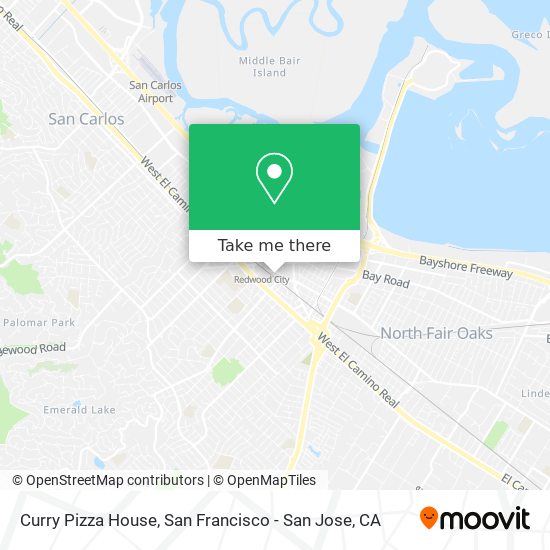 Mapa de Curry Pizza House