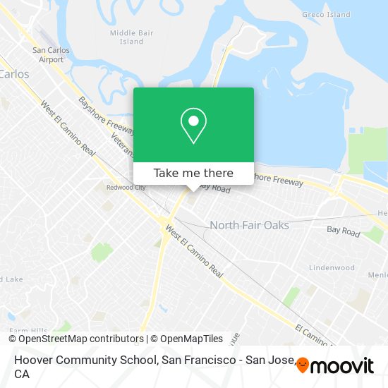 Mapa de Hoover Community School