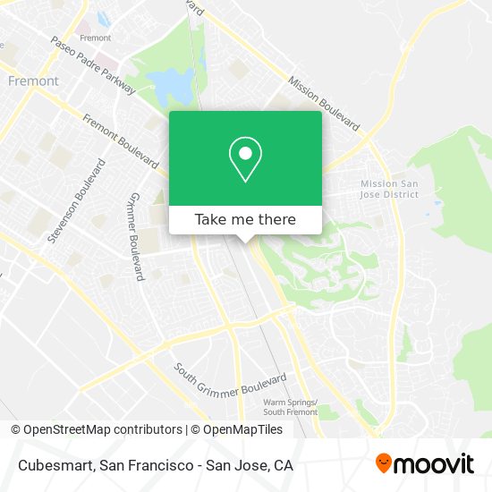 Cubesmart map