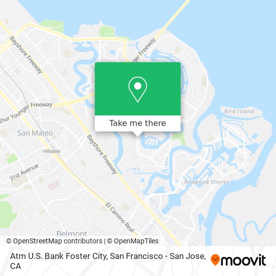 Atm U.S. Bank Foster City map