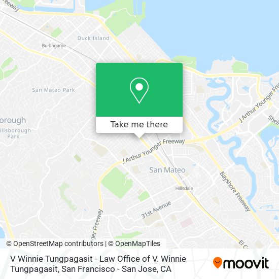 Mapa de V Winnie Tungpagasit - Law Office of V. Winnie Tungpagasit