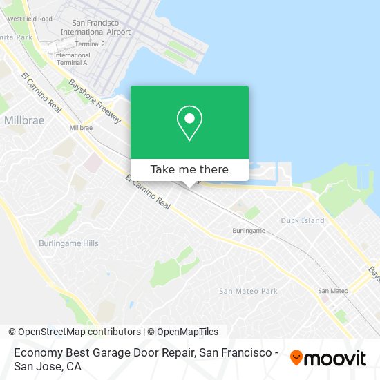 Economy Best Garage Door Repair map