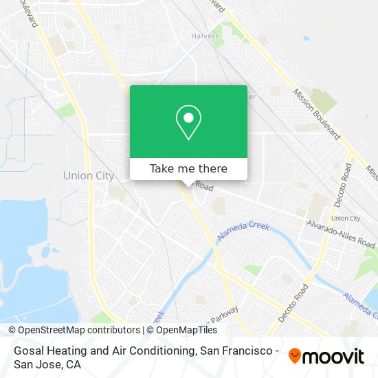 Gosal Heating and Air Conditioning map