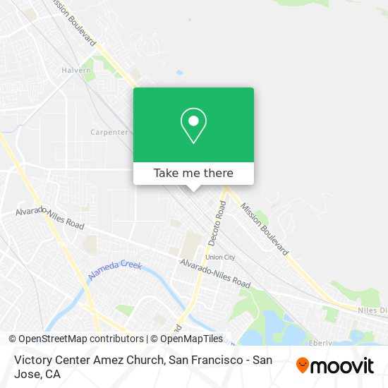 Mapa de Victory Center Amez Church