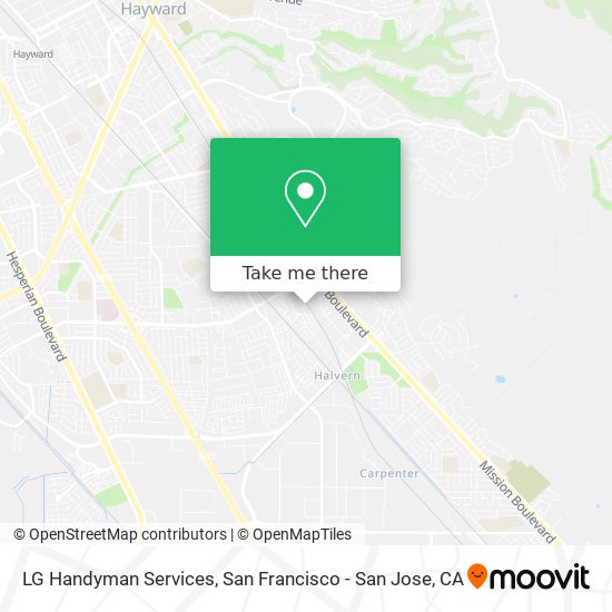 Mapa de LG Handyman Services