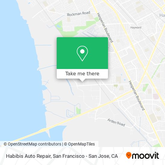 Habibis Auto Repair map