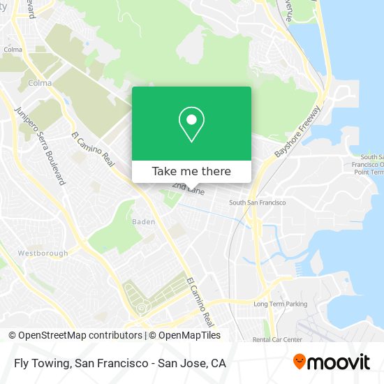 Fly Towing map