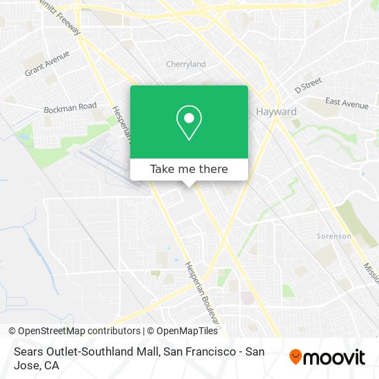 Sears Outlet-Southland Mall map