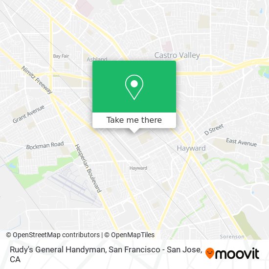 Rudy's General Handyman map