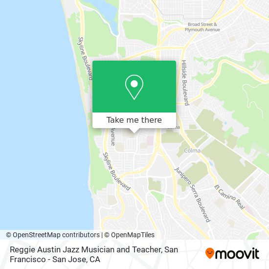 Reggie Austin Jazz Musician and Teacher map