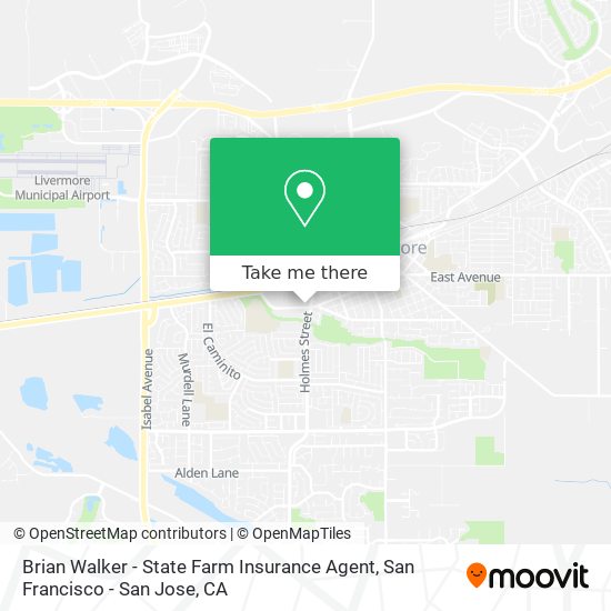 Mapa de Brian Walker - State Farm Insurance Agent