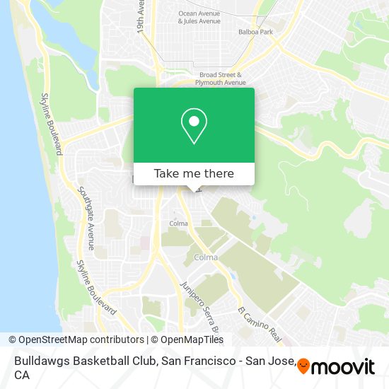 Bulldawgs Basketball Club map