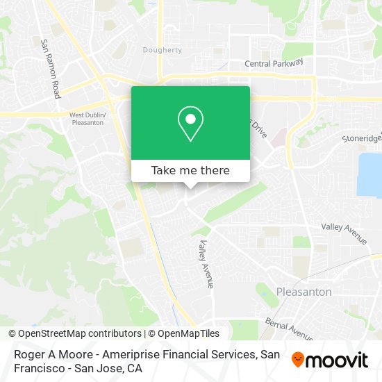 Roger A Moore - Ameriprise Financial Services map