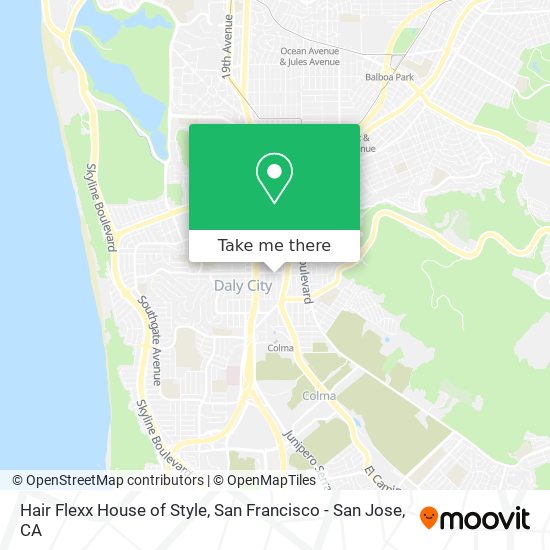 Mapa de Hair Flexx House of Style