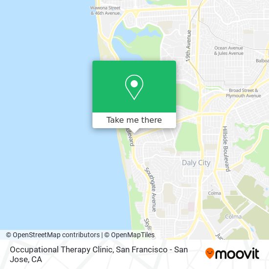 Occupational Therapy Clinic map