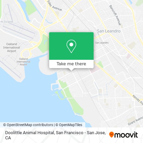 Doolittle Animal Hospital map