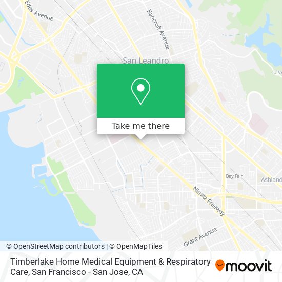 Timberlake Home Medical Equipment & Respiratory Care map