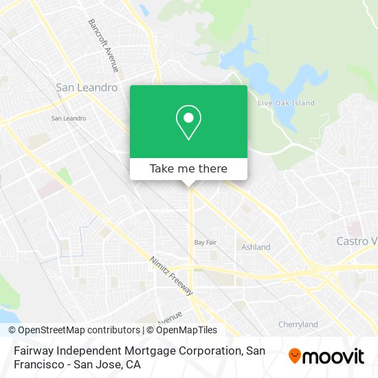 Mapa de Fairway Independent Mortgage Corporation