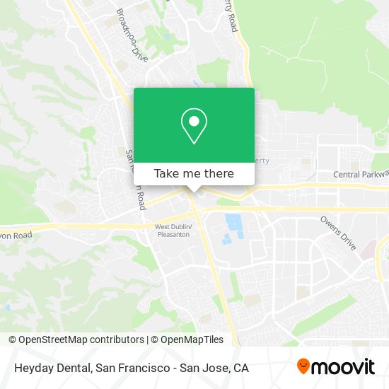 Mapa de Heyday Dental