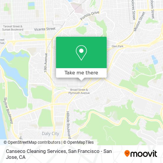 Canseco Cleaning Services map