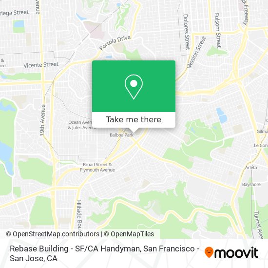 Rebase Building - SF / CA Handyman map
