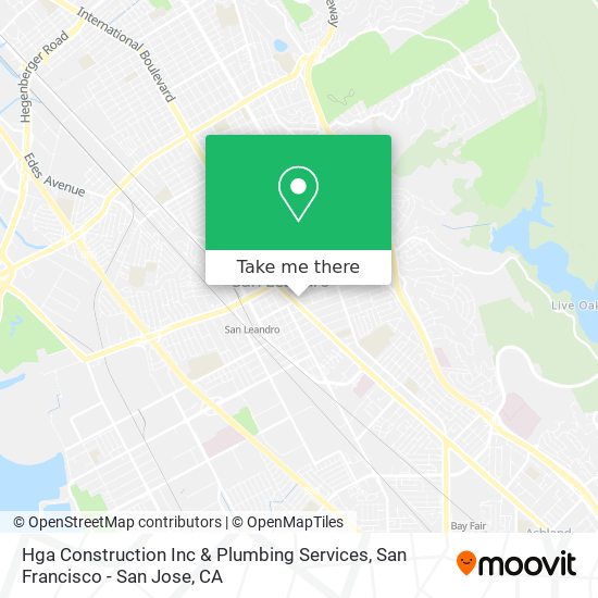 Mapa de Hga Construction Inc & Plumbing Services