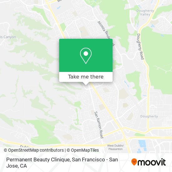 Permanent Beauty Clinique map