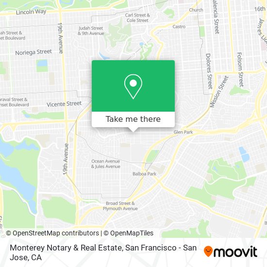 Mapa de Monterey Notary & Real Estate