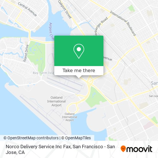 Mapa de Norco Delivery Service Inc Fax