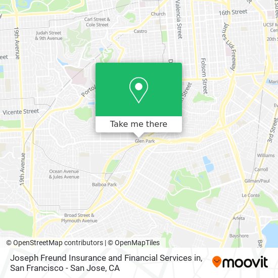 Mapa de Joseph Freund Insurance and Financial Services in