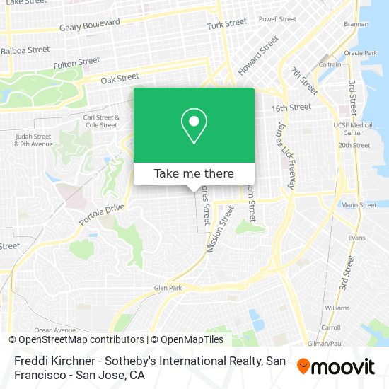 Freddi Kirchner - Sotheby's International Realty map