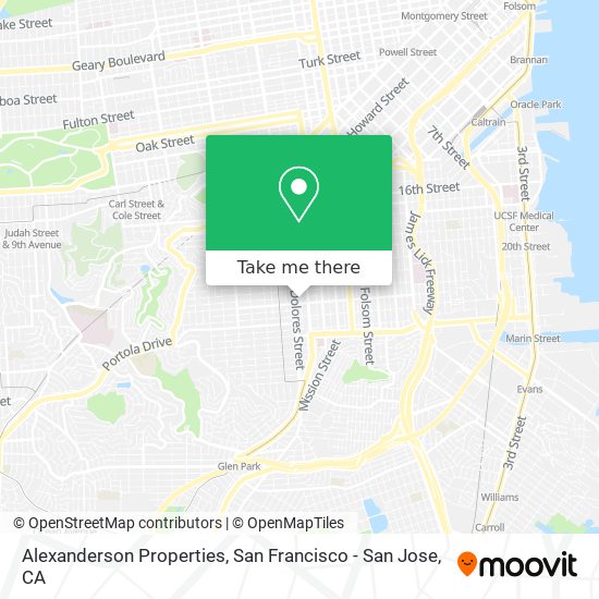 Alexanderson Properties map