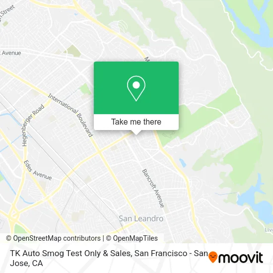 Mapa de TK Auto Smog Test Only & Sales