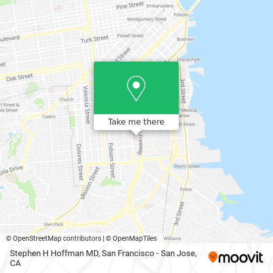 Stephen H Hoffman MD map