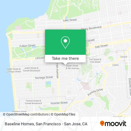 Mapa de Baseline Homes