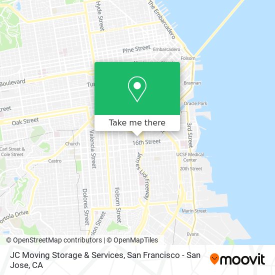 Mapa de JC Moving Storage & Services