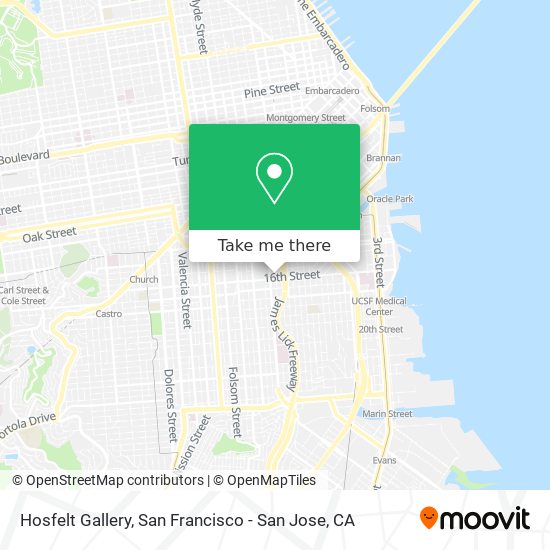 Mapa de Hosfelt Gallery