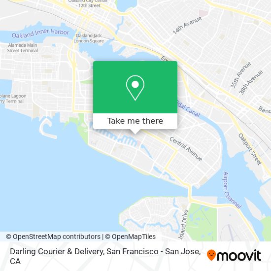 Mapa de Darling Courier & Delivery