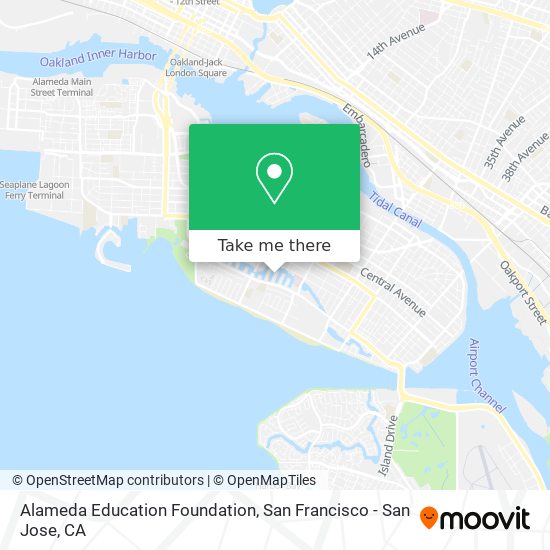 Alameda Education Foundation map