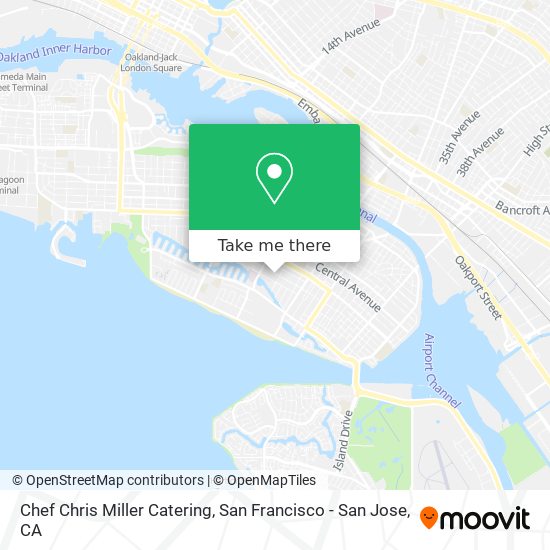 Chef Chris Miller Catering map