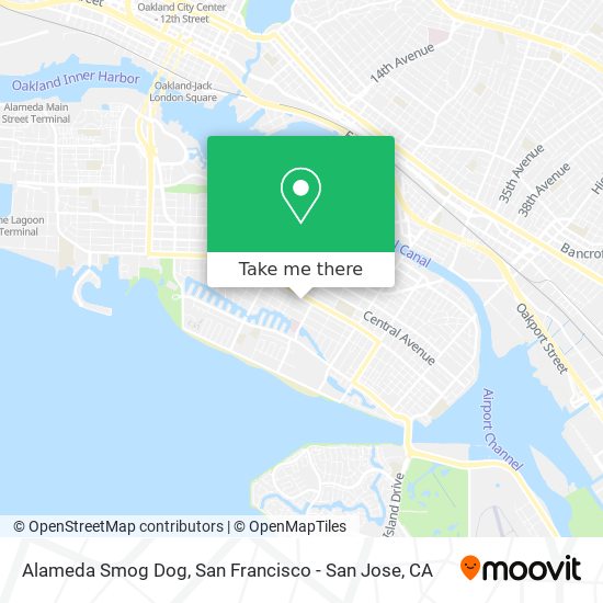 Mapa de Alameda Smog Dog