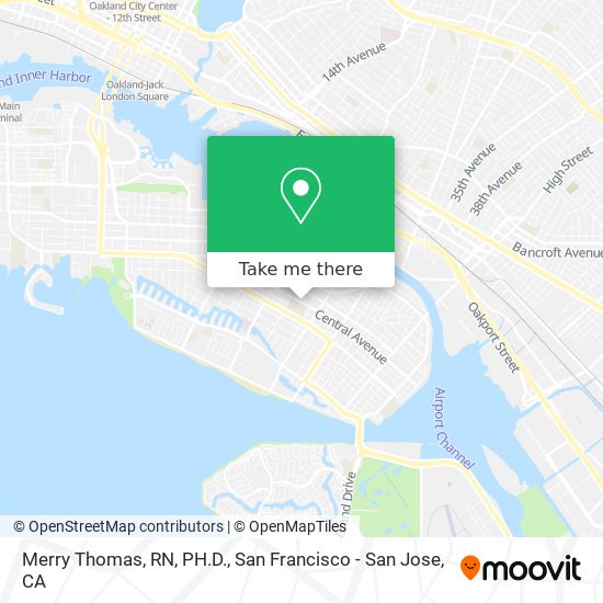 Mapa de Merry Thomas, RN, PH.D.