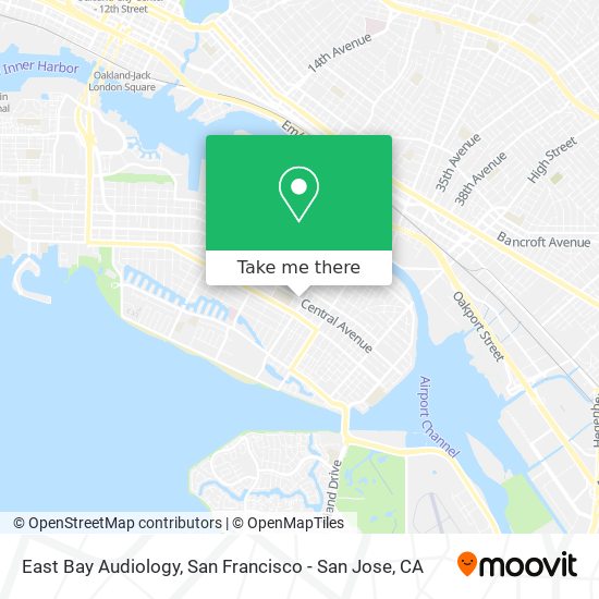 Mapa de East Bay Audiology