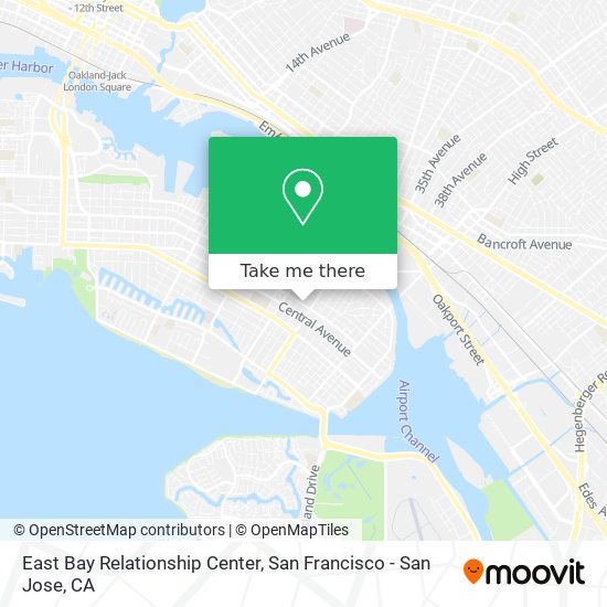 East Bay Relationship Center map