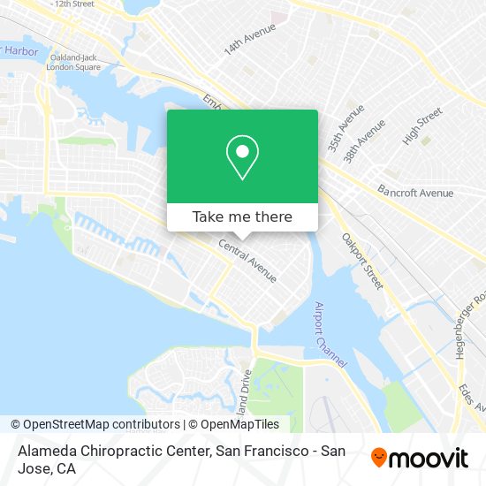 Mapa de Alameda Chiropractic Center